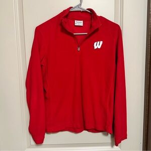 Columbia Wisconsin Badgers Long Sleeve Pullover Size L